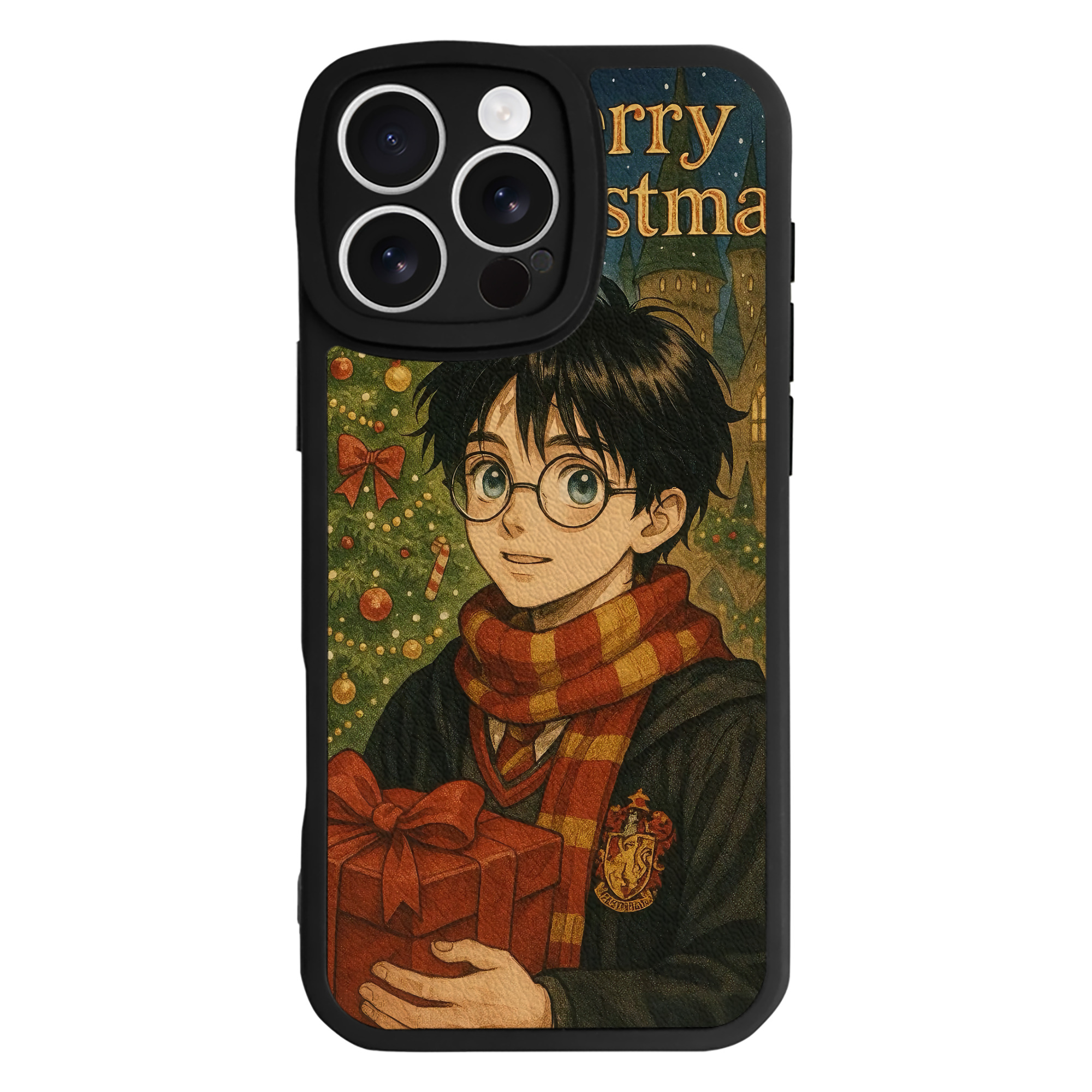 （画像用） Harry Potter ハリー・ポッターシリーズ 【iPhone 16シリーズ対応】シリコンスマホケース（レザー調） 材質：シリコン